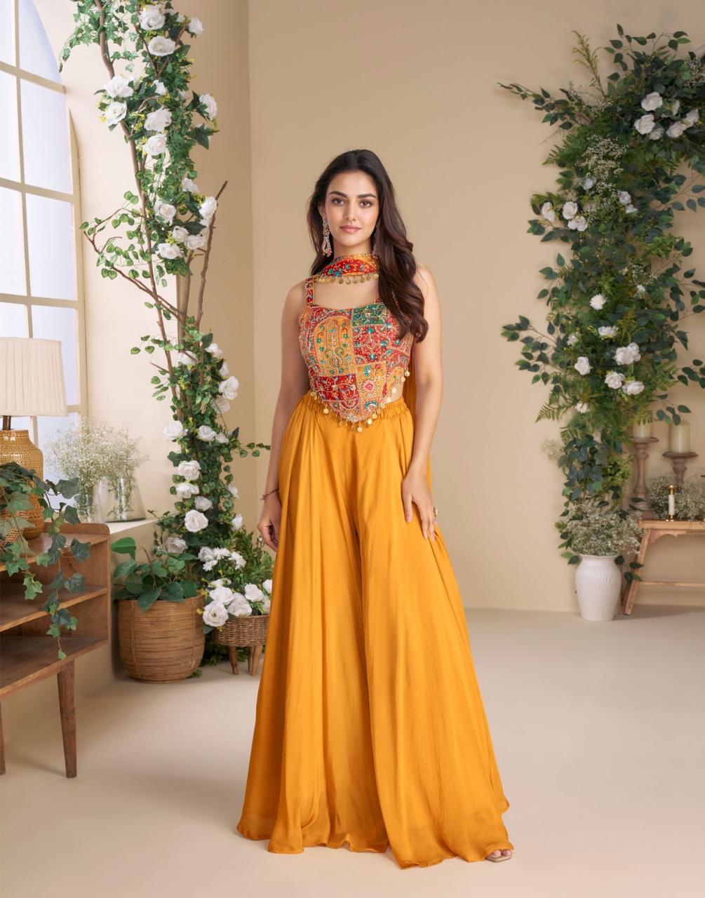 Sayuri Designer Pink Mirror Work Lehenga Set – Rakshabandhan Special